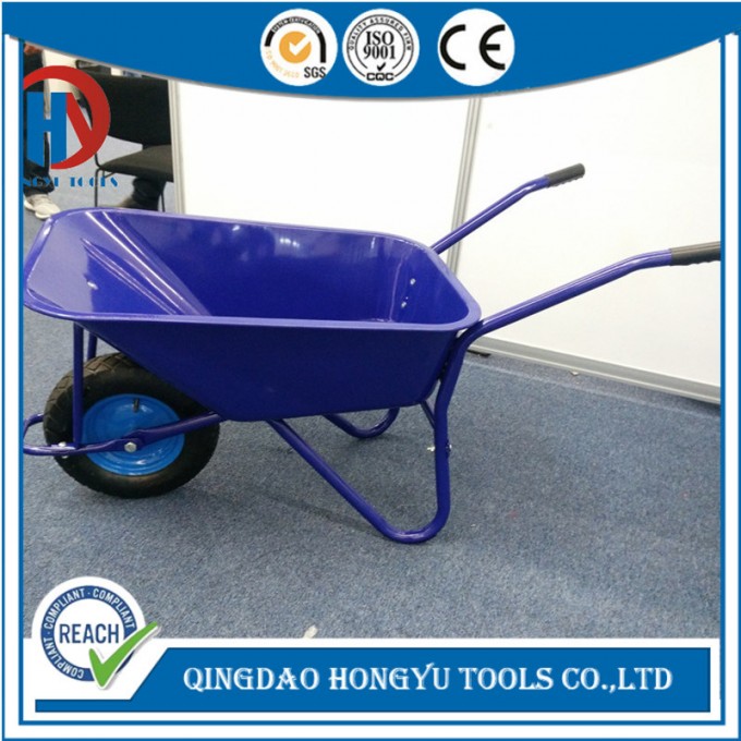 Chinese Hot Selling Painted Metal Tray Industrial Wheel Barrow Image1