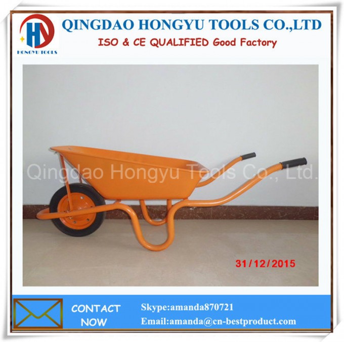 0.5mm Metal Tray Solid Wheel Wheelbarrow Image1