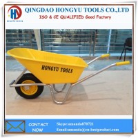 Plastic or Metal Tray Large Capacity and High Load Wheelbarrow