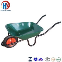 Metal Green Wheelbarrow
