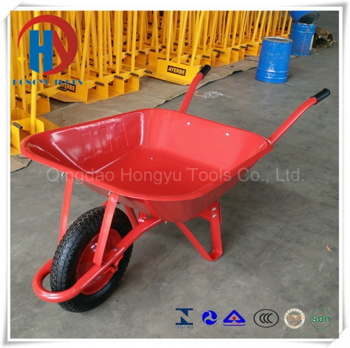 0.6mm Painted Metal Tray Wheelbarrow Image1