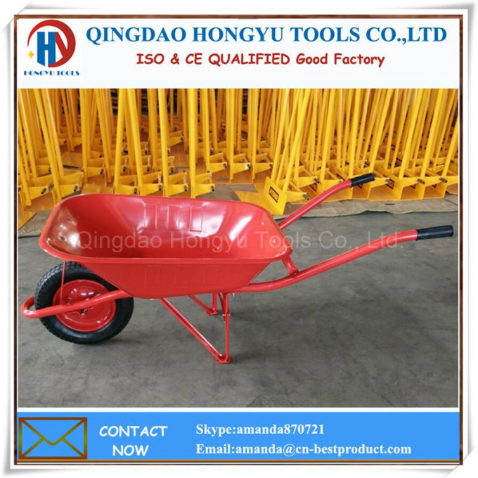 Hot Sale 65L Capacity 5FT Metal Tray Wheelbarrow Image1