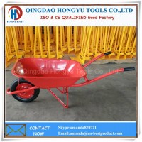 Hot Sale 65L Capacity 5FT Metal Tray Wheelbarrow