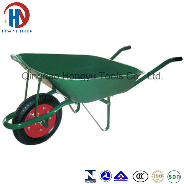 One -Wheel New Mould Metal Tyre Construct Building Wheelbarrow (WB6500) Image1