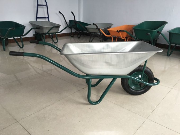 Zinc Metal Wheelbarrow Image1