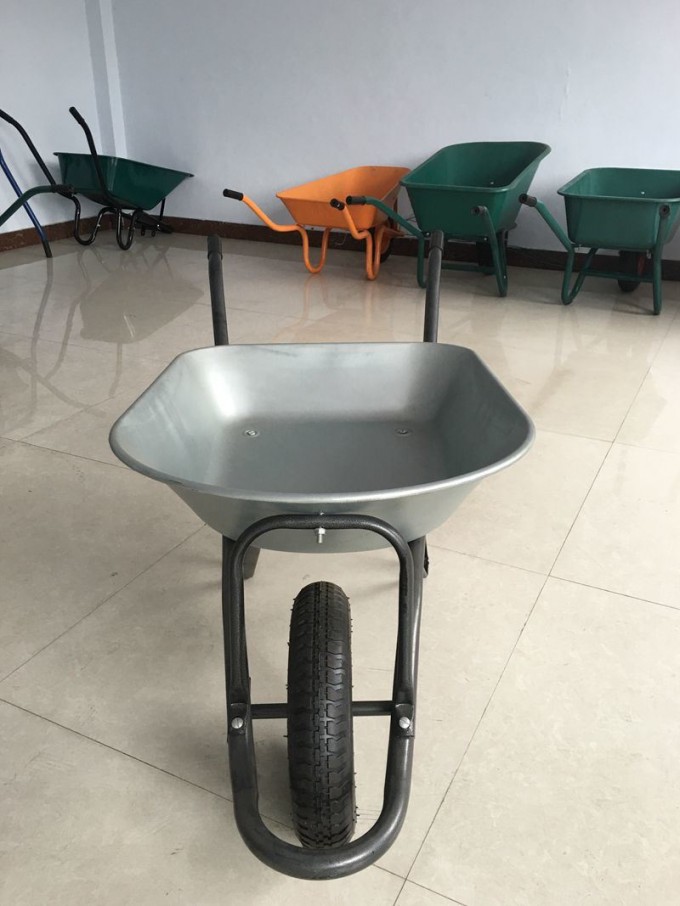 Zinc Metal Wheelbarrow Image1