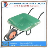 13"X3" Solid Tyre Painted Metal Tray Wheelbarrow