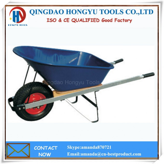 (WB 8602) Metal Tray Quadrate Handle Barrow/Wheelbarrow Image1