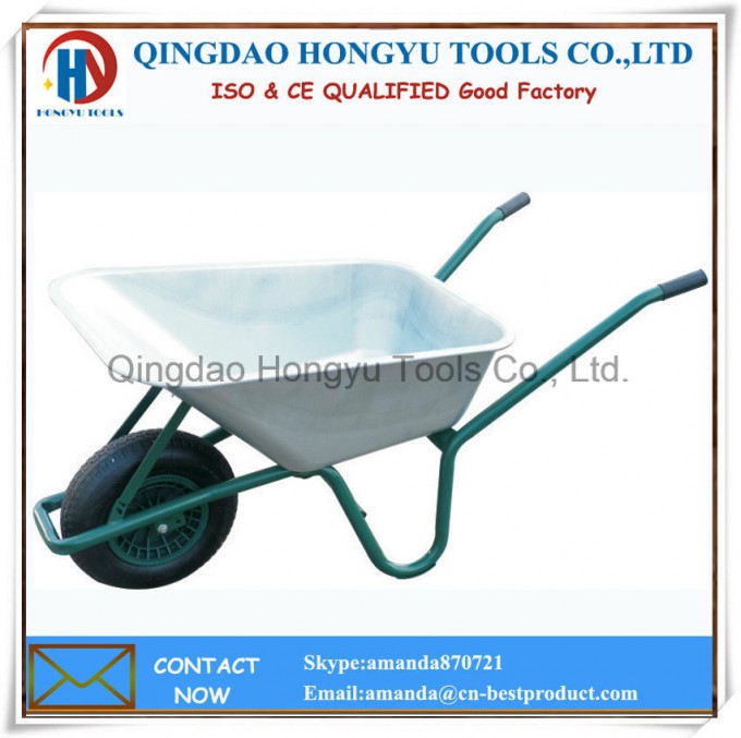 Wb6414 Metal Tray Large Capacity Wheelbarrow Image1
