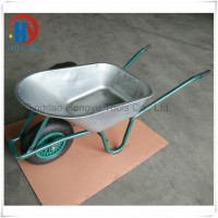 Galvanized Metal Tray Large Capacity Wheelbarrow