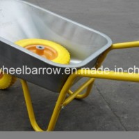 Heavy Duty Pneumatic Wheel Metal Tray Wheelbarrow, Wb5009 Building Wheel Barrow