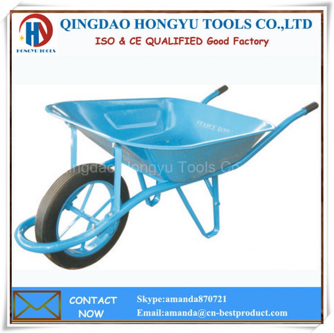 15"X3" Solid Rubber Wheel Tyre France Model Wheelbarrow Image1
