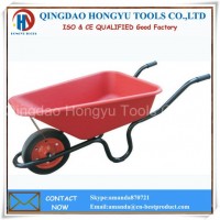 60L Plastic Tray 13X3 Solid Wheel Wheelbarrow