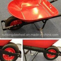 Wb4508 Red Steel Building Constructtion Wheelbarrow