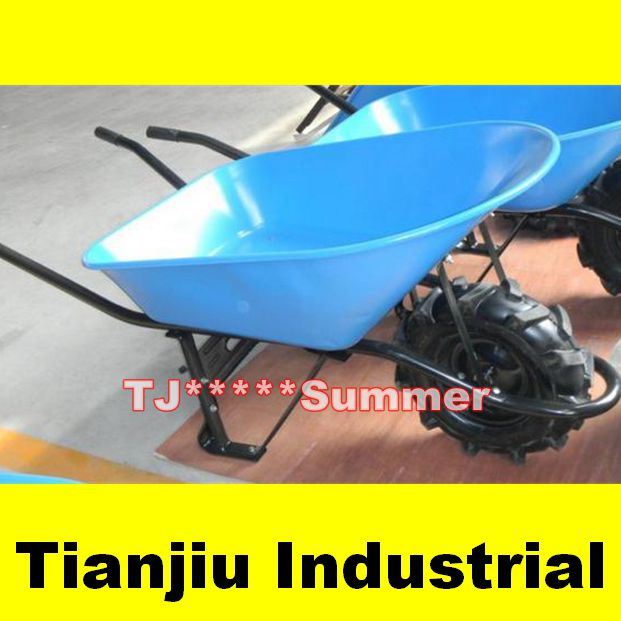 Peru 80L Steel Painted Tray Wheelbarrow with Tractor Wheel Image1