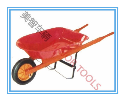 Wb0201-1 Plastic Tray Wheel Barrow for Child Single Wheel Trolley Image1