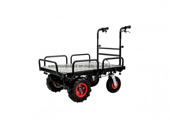 Pallet Platform Electric Drive Cart Electrical Barrow for Gardening Architecture Warehousing Agricul Image1