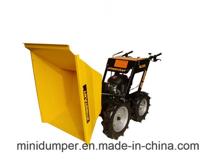 6.5HP Loncin Engine High Quaity Mini Dumper Power Wheel Barrow Image1