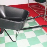 Plastic Tray Wheelbarrow/Wheel Barrow (WB6600) with Steel Handle
