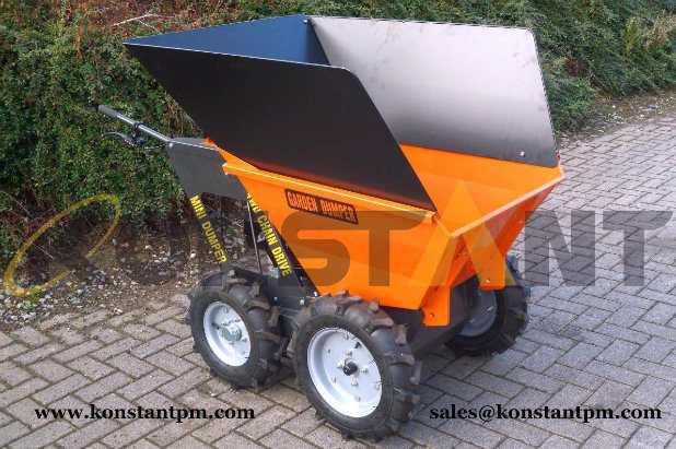Chain Drive Dumper Power Barrow with Extension Sides Image1