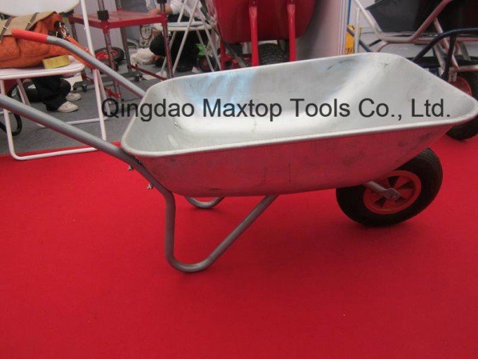 Zinc Coated Galvanized Tray Wheelbarrow (Wb5206) Image1