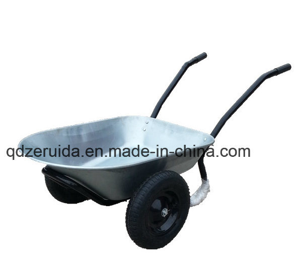 Double Wheels Wheel Barrow for American Market (WB6406) Image1