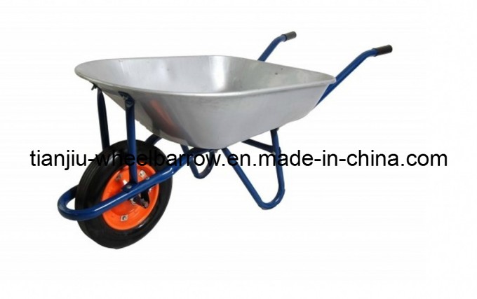 78L Solid Wheel Steel Tray Wheelbarrow (WB7500) Image1