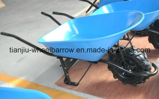 Steel Painted Tray Wheel Barrow with Tractor Wheel (Peru 80L) Image1