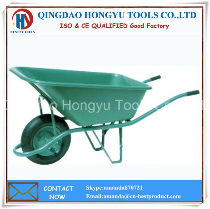 Plastic Tray Wheel Barrow with (WB - 6404S) Pneumatic Wheel Image1