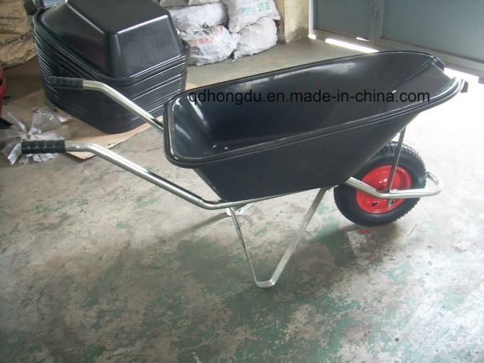 High Quality Power Plastic Tray Wheelbarrow (WB5600) Image1