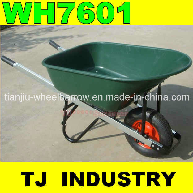 America Market 100L 7 Cbf Aluminum Alloy Handle Plastic Tray Wheel Barrow Wh7601 From Wheelbarrow Ma Image1