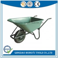 China Plastic Wheel Barrow with 90L Tray for Sale (WB6414)