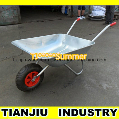 Wheel Barrow Wheelbarrow Wb5205 with Galvanzied Tray Image1