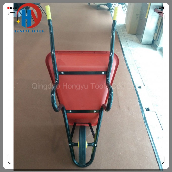 13X3 Solid Wheel 60L/4cbf Plastic Wheelbarrow Image1