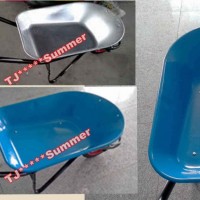 Brazil Model Wheel Barrow with Powder Coated or Galvanized Tray