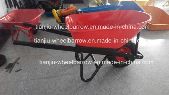 Australian Market 100L Galvanized Tray Wheel Barrow Wheelbarrow Wb8602 Image1