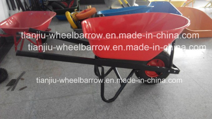 100L Wheel Barrow Wb8602 with Pnematic Wheel Image1