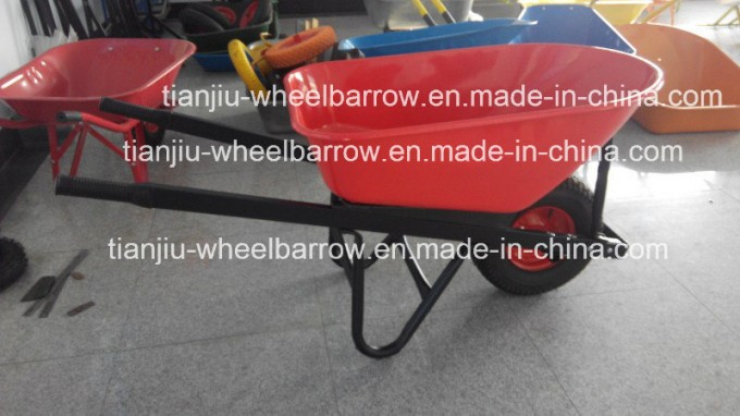 Hand Trolley Tool Cart Wheelbarrow Handcart Wb8602 Wheel Barrow Image1