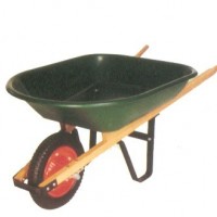 Samll Plastic Tray for Wheel Barrow (WH4201) with Wooden Handle