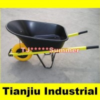 Canada Model Plastic Wheelbarrow Wb8611 with PU Wheel