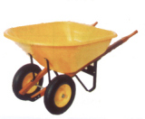 Plastic Tray with Double Wheel Wheel Barrow (WH8802) Image1