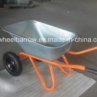 Wheelbarrow with Double Wheel Wb6418s