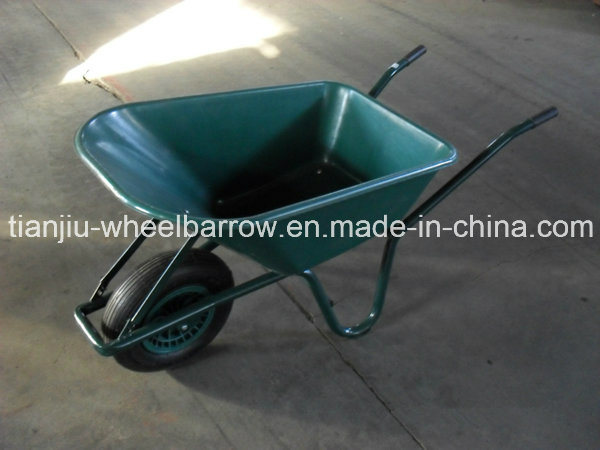 Plastic Wheelbarrow Wb6414t for Europe Market Image1