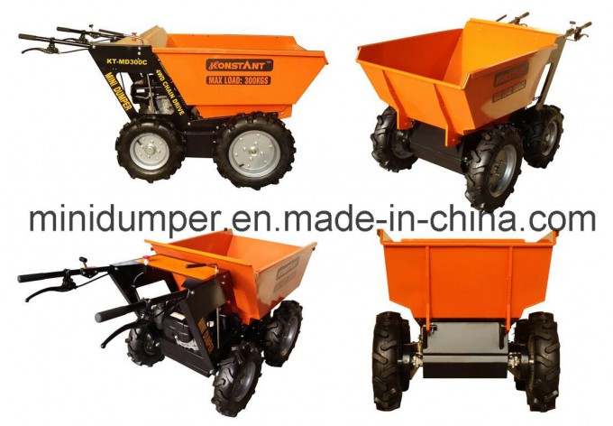 Muck Truck 4WD Concrete Power Wheelbarrow with Ce Certificate Image1