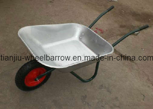 Galvanize Tray Wheelbarrow (WB6204) for Russian Market Image1