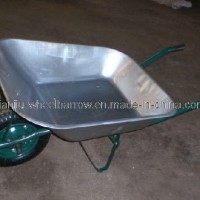 Qingdao Galvanized Wheelbarrow Wb6203 with Pneumatic Wheel