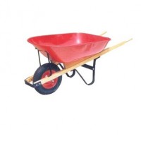 Wooden Handle and Big Tray for Wheelbarrow (WH6600)