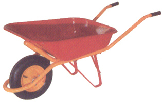 Red Tray with Orange Handle for Wheel Barrow (WB6408) Image1