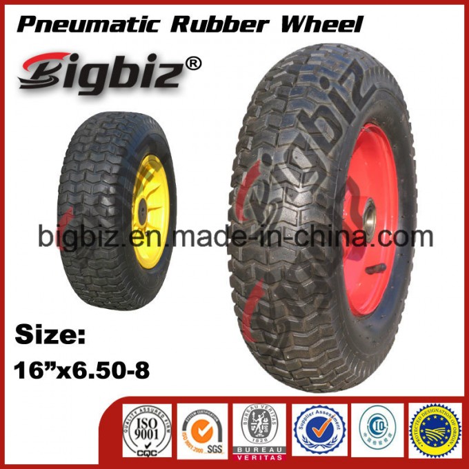 Good 6.50-8 Concrete Mixer Rubber Wheels Image1