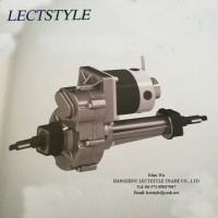 24V 400W Motorized Motor Transaxle on Porky′s Pick up Trolley